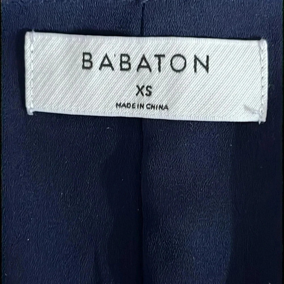 Aritzia Babaton Wallace True Wrap Dress in Navy - Size XS - Picture 5 of 7